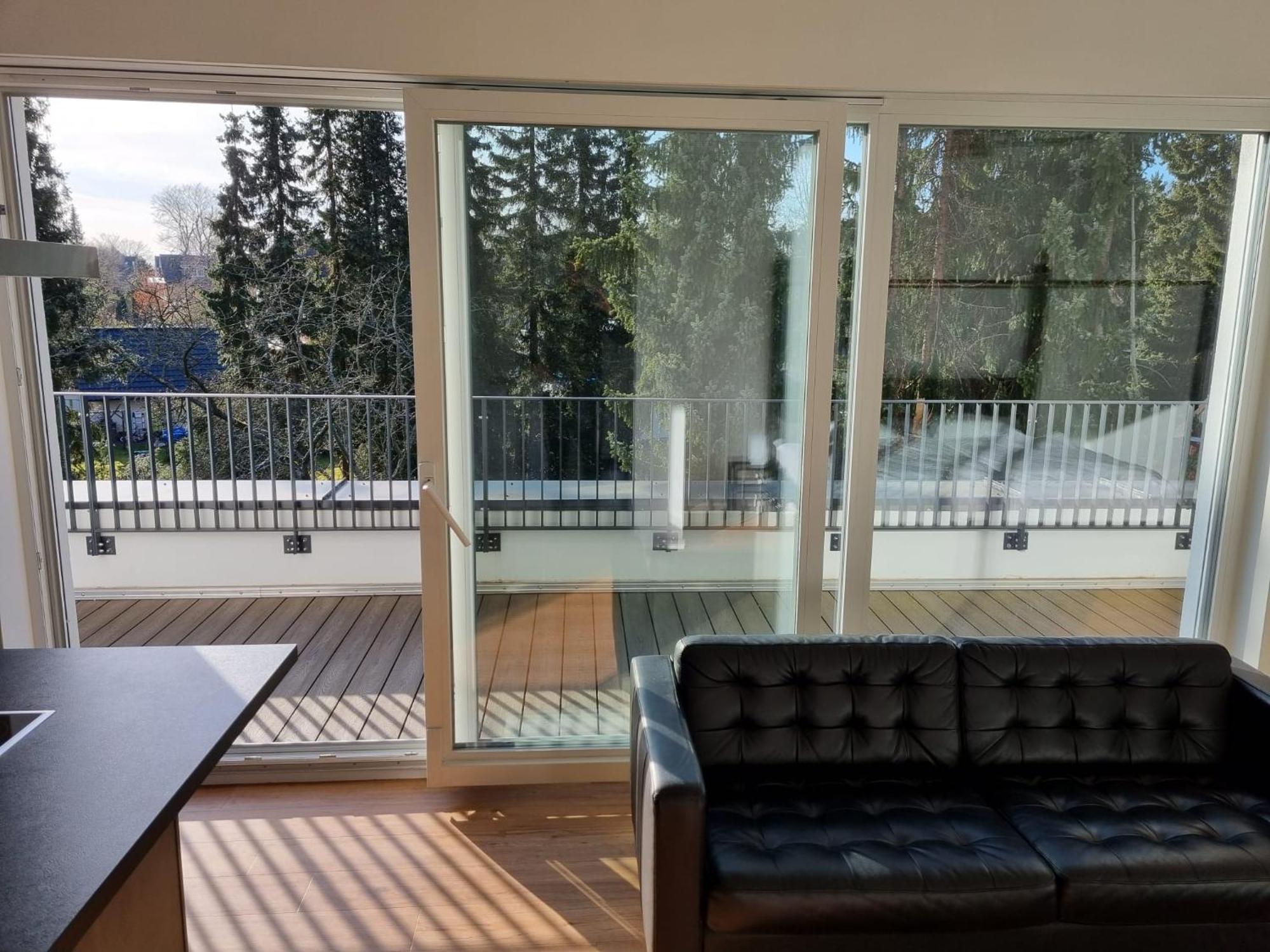 Stylische Penthouse Wohnung Hamburg Exterior foto